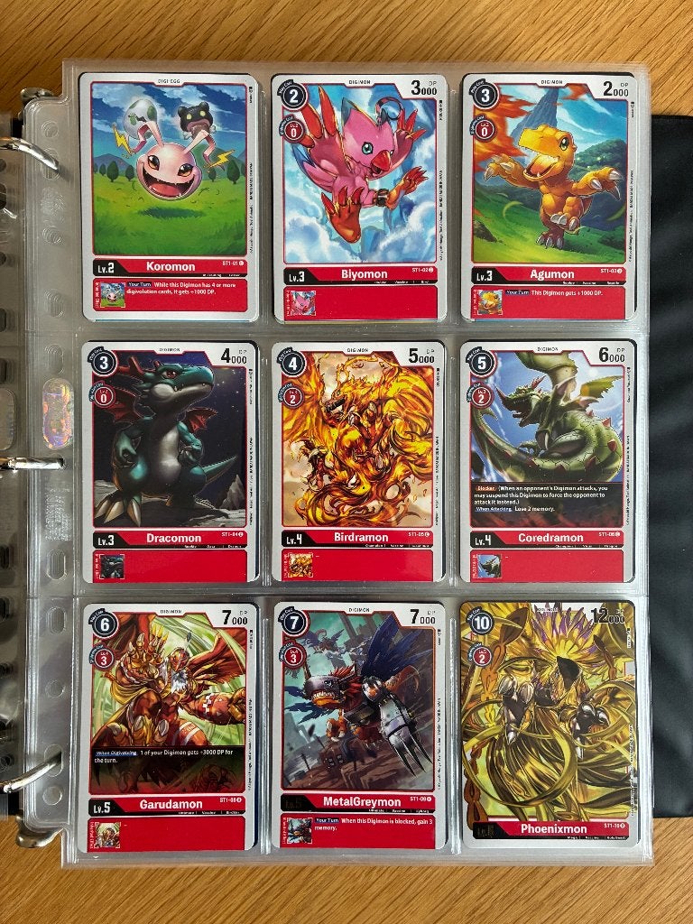Collectie Digimon kaarten ST1-ST10 en ST13, Ophalen, Zo goed als nieuw, Meerdere kaarten, Foil