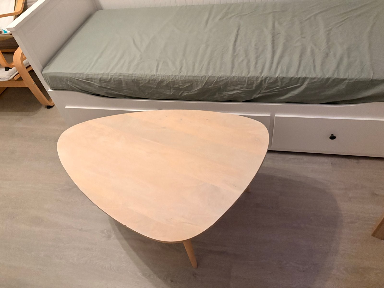 Maison du Monde Trocadero salontafel, mangohout, Ophalen, Gebruikt, 100 tot 150 cm, 50 tot 100 cm