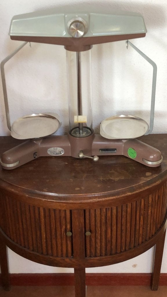 retro beckson Precisie lab weegschaaltje, Ophalen of Verzenden