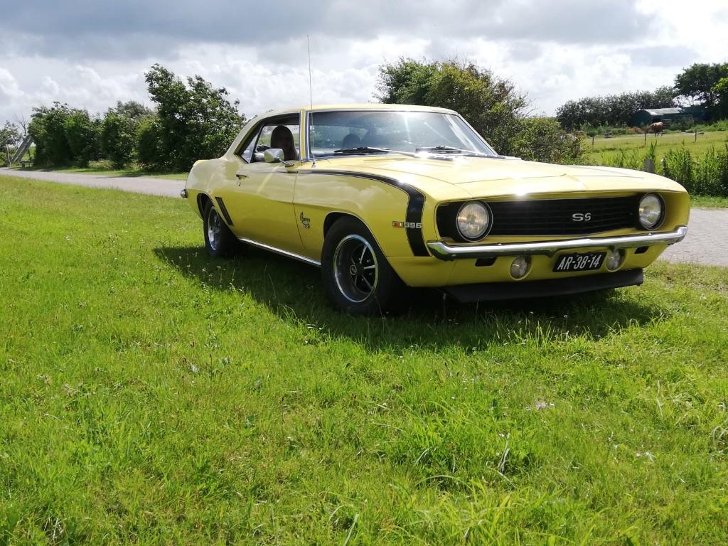 Chevrolet Camaro SS 1969 Daytona Yellow, Auto's, Achterwielaandrijving, 4 stoelen, Particulier, Geïmporteerd