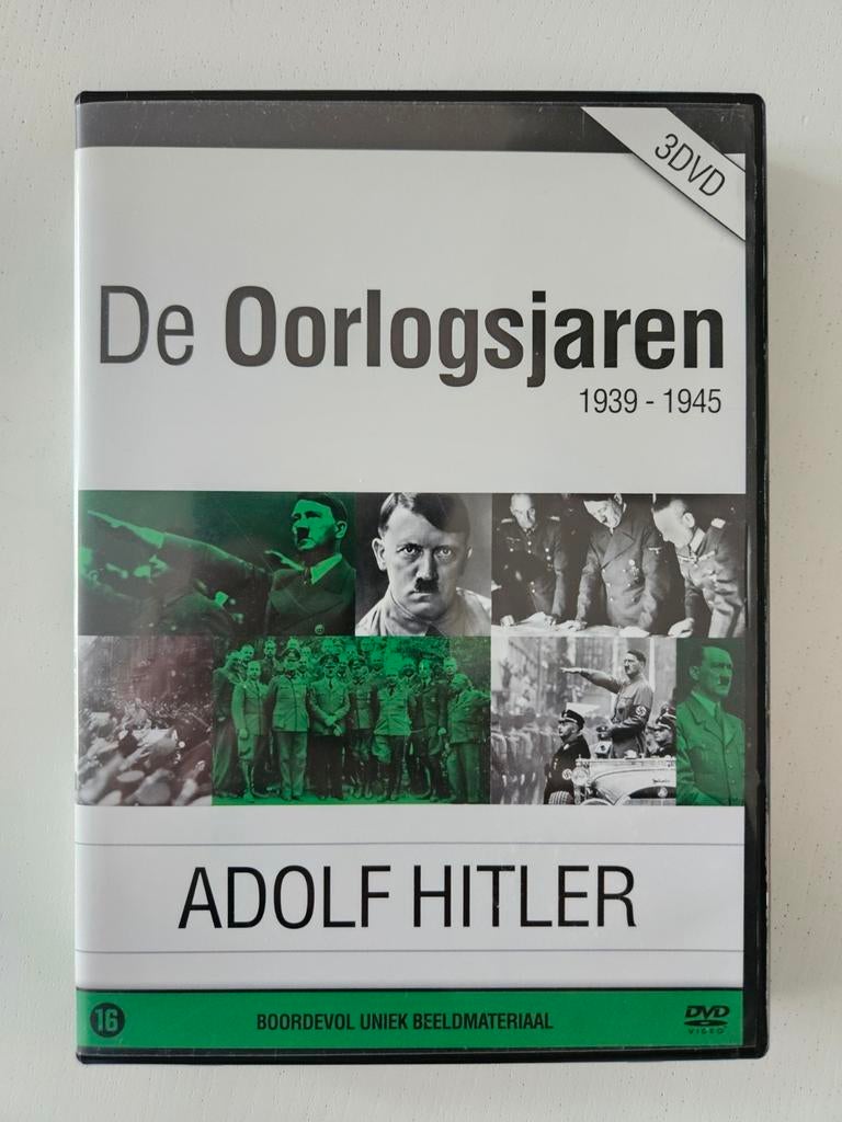De Oorlogsjaren 1939-1945 Adolf Hitler 3DVD, Alle leeftijden, Ophalen of Verzenden, Zo goed als nieuw