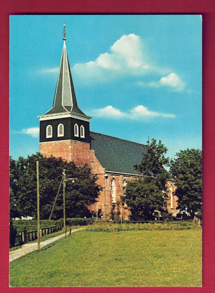 Makkum (Frl.) - Oudste Ned. Herv.Kerk - Gothische Stijl, Ophalen of Verzenden, 1960 tot 1980, Ongelopen, Friesland