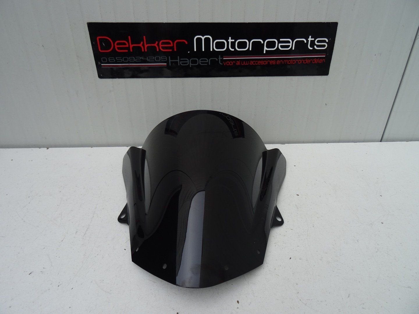 Zwarte Verhoogde Kuipruit Kawasaki ZX6R Ninja 2009-2010-2011, Motoren, Gebruikt, -, -, Ophalen of Verzenden