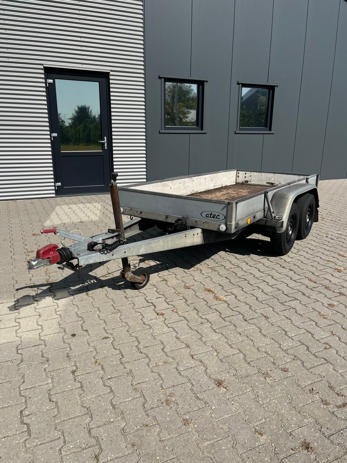 ATEC V-2700 bak aanhanger 300 x 130, Auto diversen, Aanhangers en Bagagewagens, Ophalen, Gebruikt