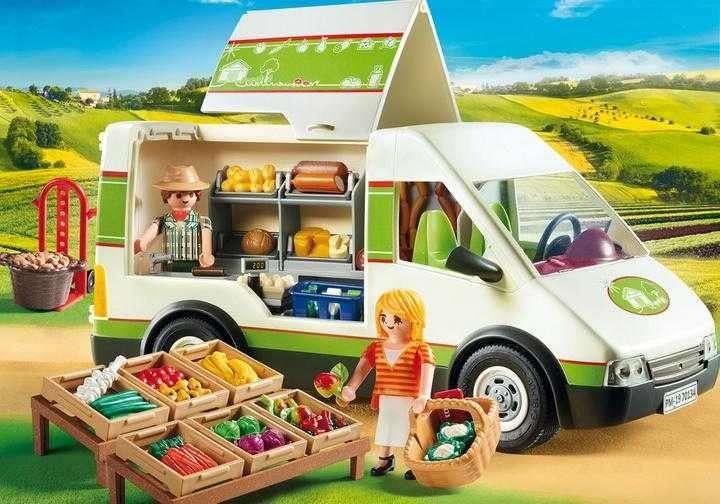 Playmobil Country Farm Marktkraamwagen - 70134, Ophalen of Verzenden, Zo goed als nieuw, Complete set