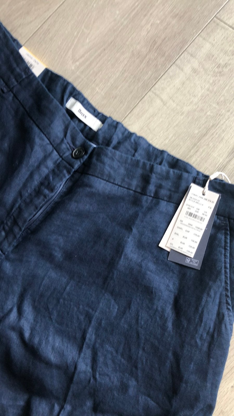 Brax broekrok linnen maat 46 nieuw, Blauw, Maat 46/48 (XL) of groter, Nieuw, Ophalen of Verzenden