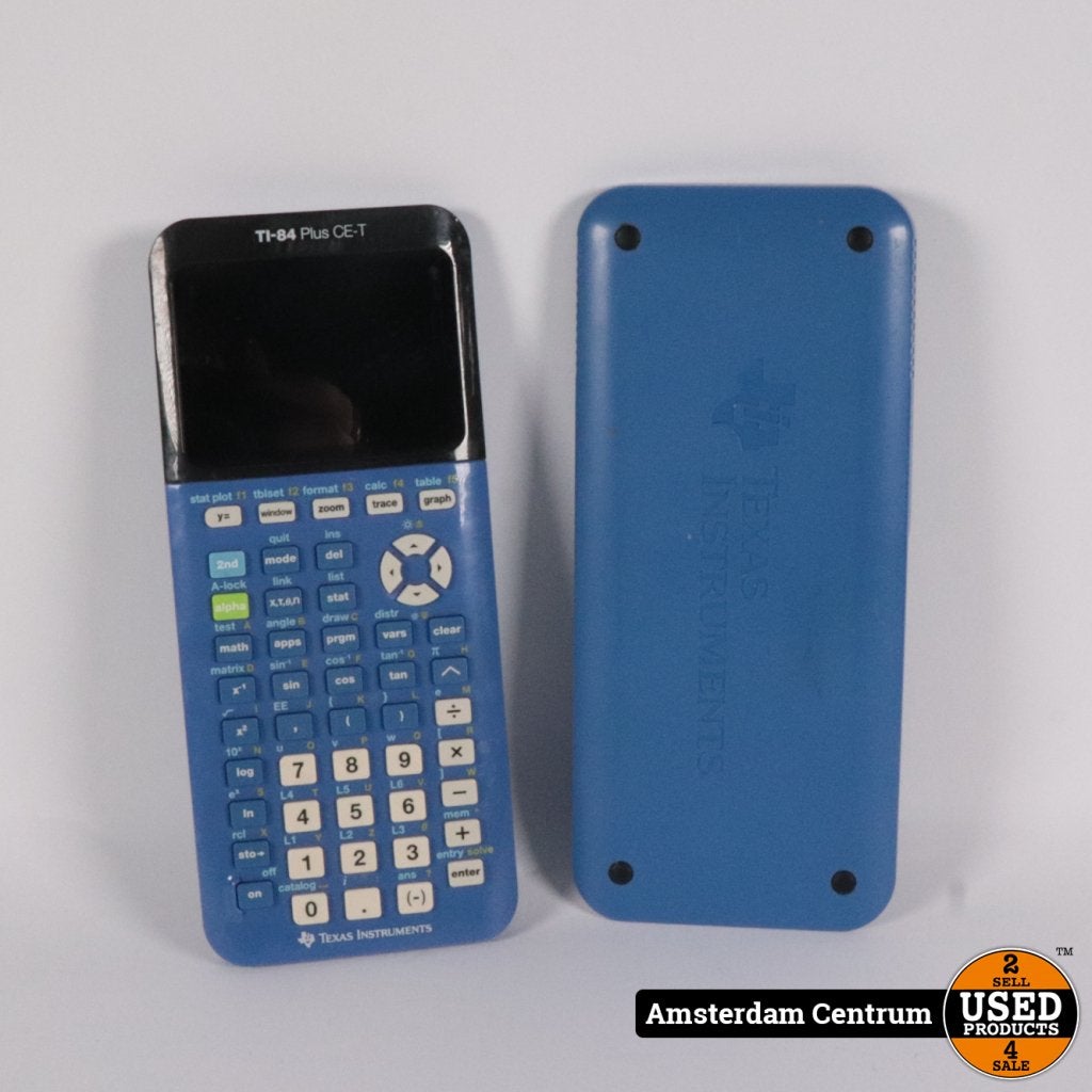 Texas Instruments TI-84 Plus CE-T Rekenmachine - Nette staat, Diversen, Schoolbenodigdheden, Texas Instruments, Gebruikt, Support@texasinstruments.com