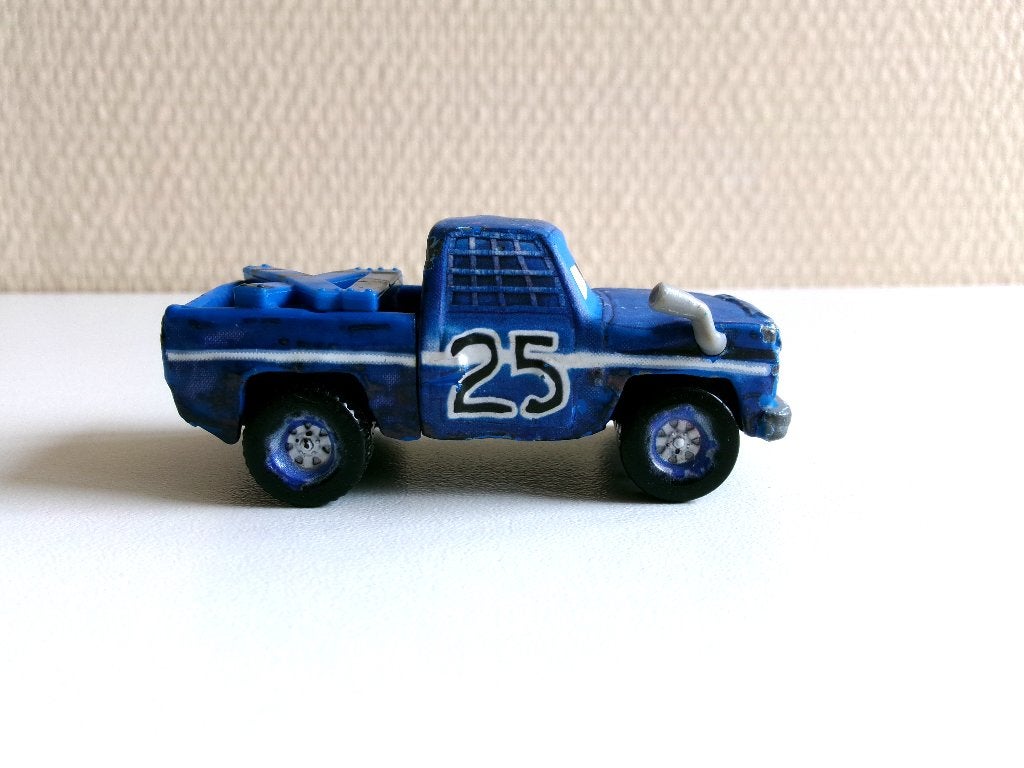 Disney Cars 3 Broadside (zonder ovp, mist 1 uitlaat), Ophalen of Verzenden, Overige figuren, Gebruikt, Beeldje of Figuurtje