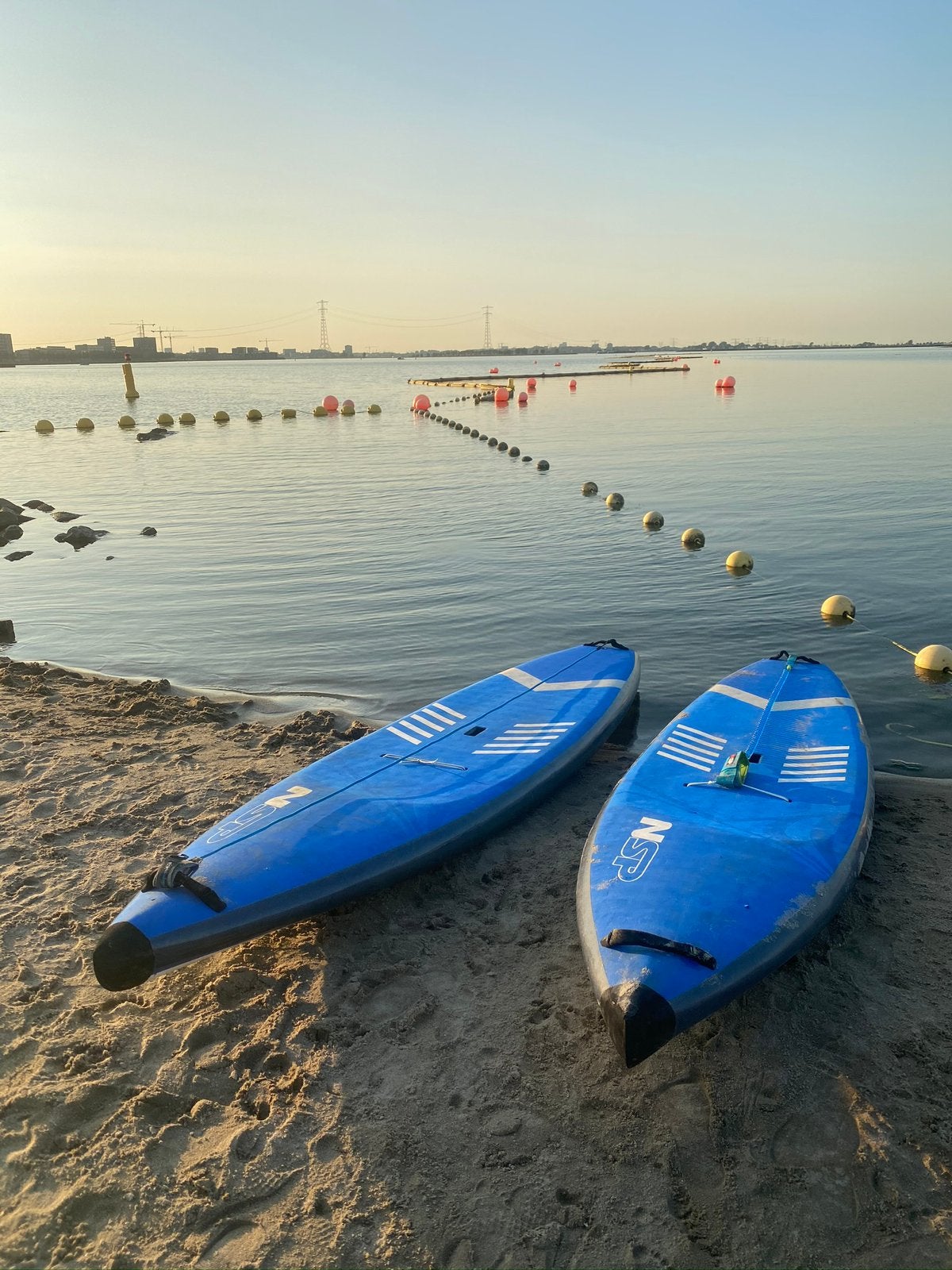 NSP allwater p2 soft touring sup met carbon paddle, Watersport en Boten, Ophalen, Zo goed als nieuw, SUP-boards