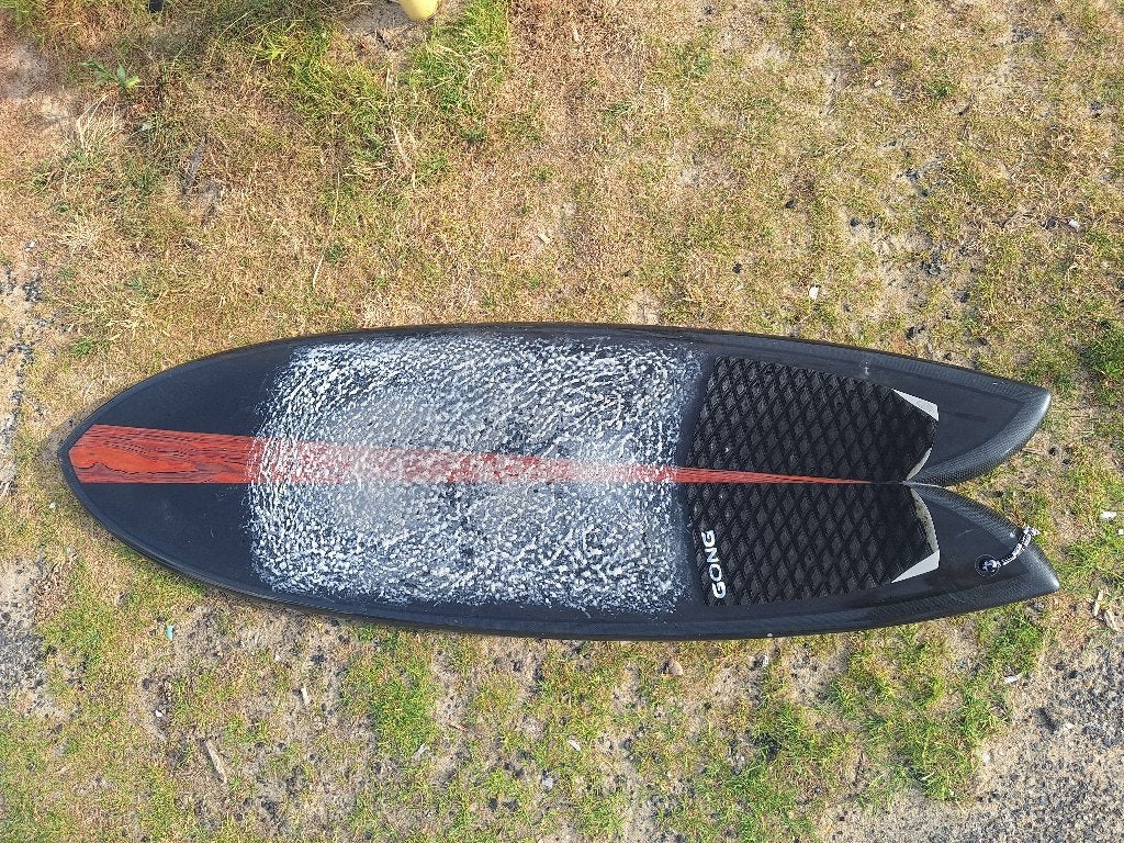 Fish 5'6 gong pie, Ophalen, Gebruikt, Fish, Met vinnen