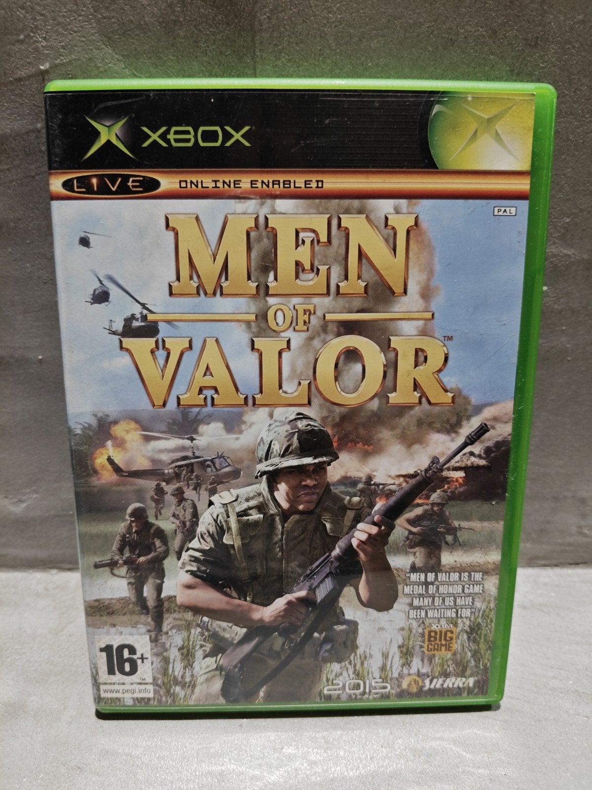Men of Valor - Xbox Classic, Online, Shooter, 1 speler, Onbekend