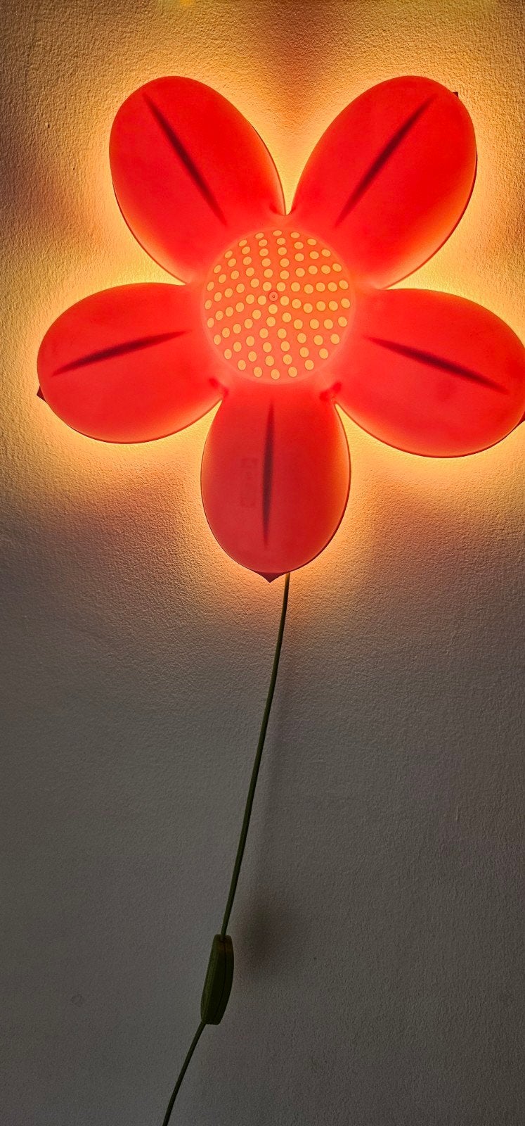 IKEA  Wandlamp Roze Bloem, Ophalen, Gebruikt, Kunststof, Kinderkamer, Speels, Modern