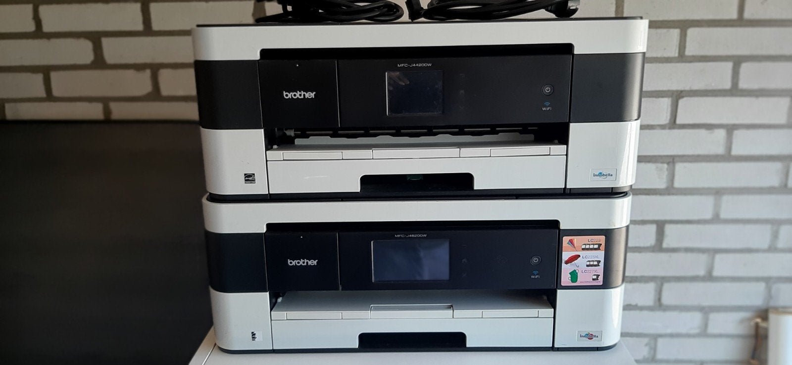 2 Brother Laserprinters, All in One WiFi printers, Computers en Software, Printers, Ophalen, Gebruikt, Brother all in one printer