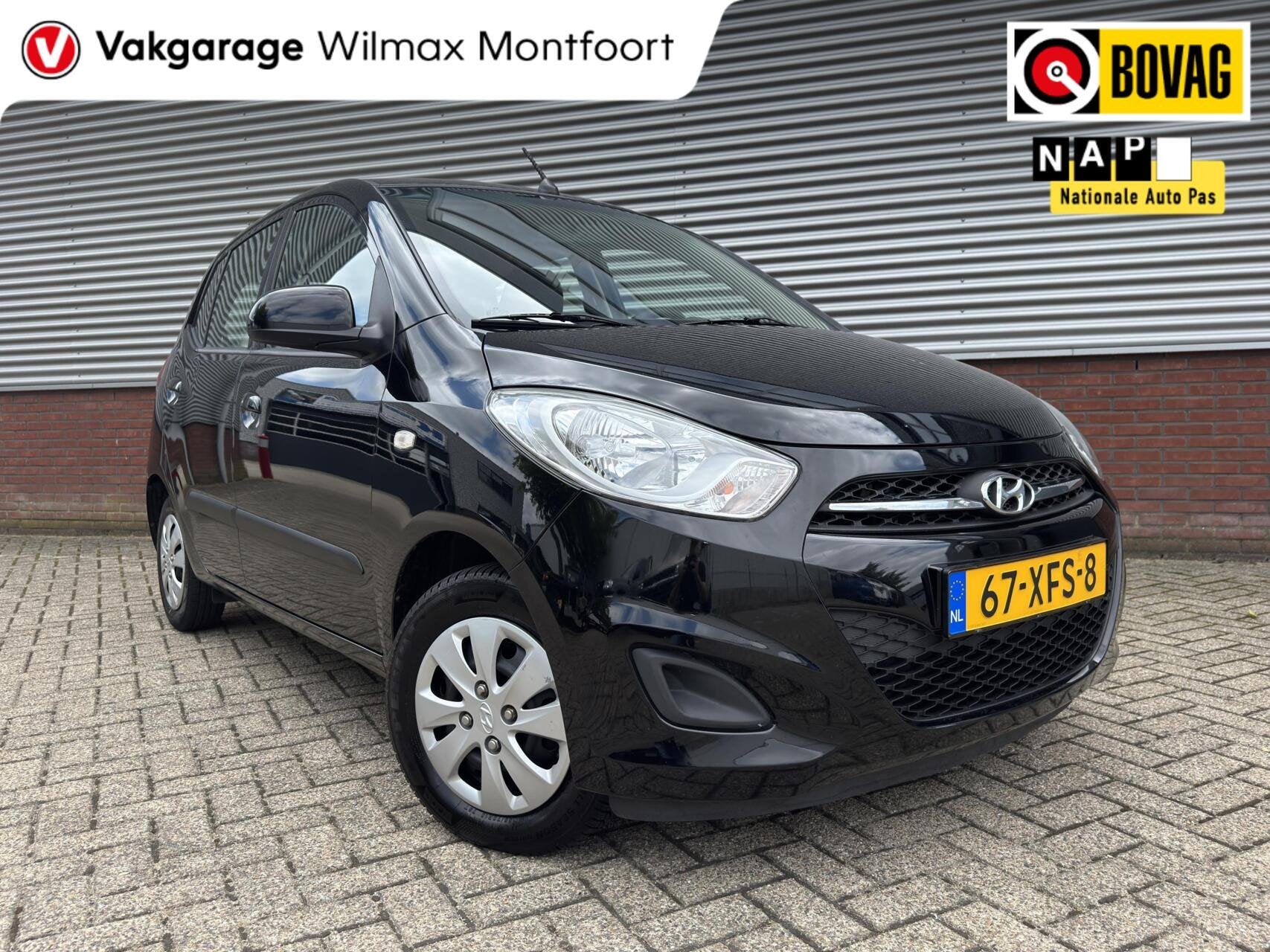 Hyundai i10 1.1 i-Drive Cool|Airco|Afn.trekhaak|Elek. ramen|, Auto's, Euro 5, Stof, 4 cilinders, 400 kg