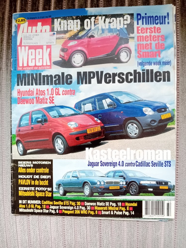 Auto Week, Ophalen, Gelezen, Algemeen