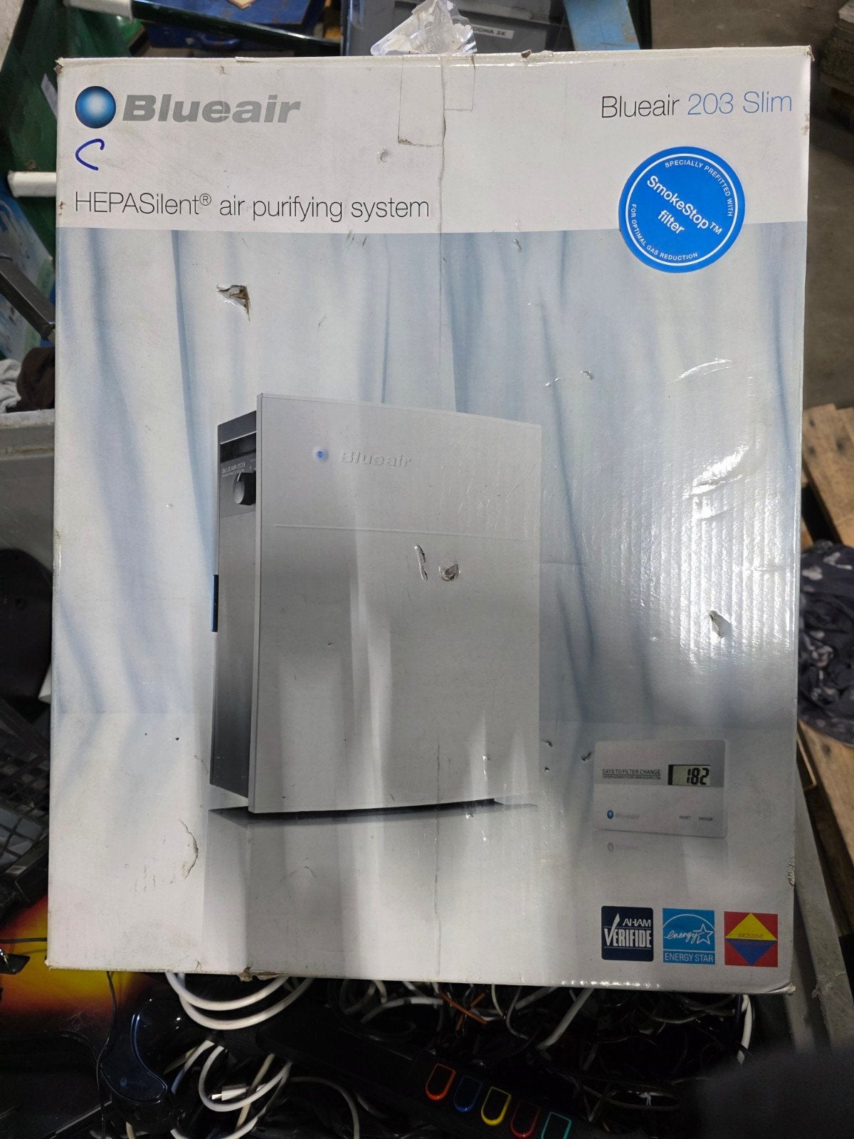 Blueair 203 Slim Luchtreiniger - Nieuw in doos, Witgoed en Apparatuur, Ophalen of Verzenden, Nieuw, Luchtreiniger