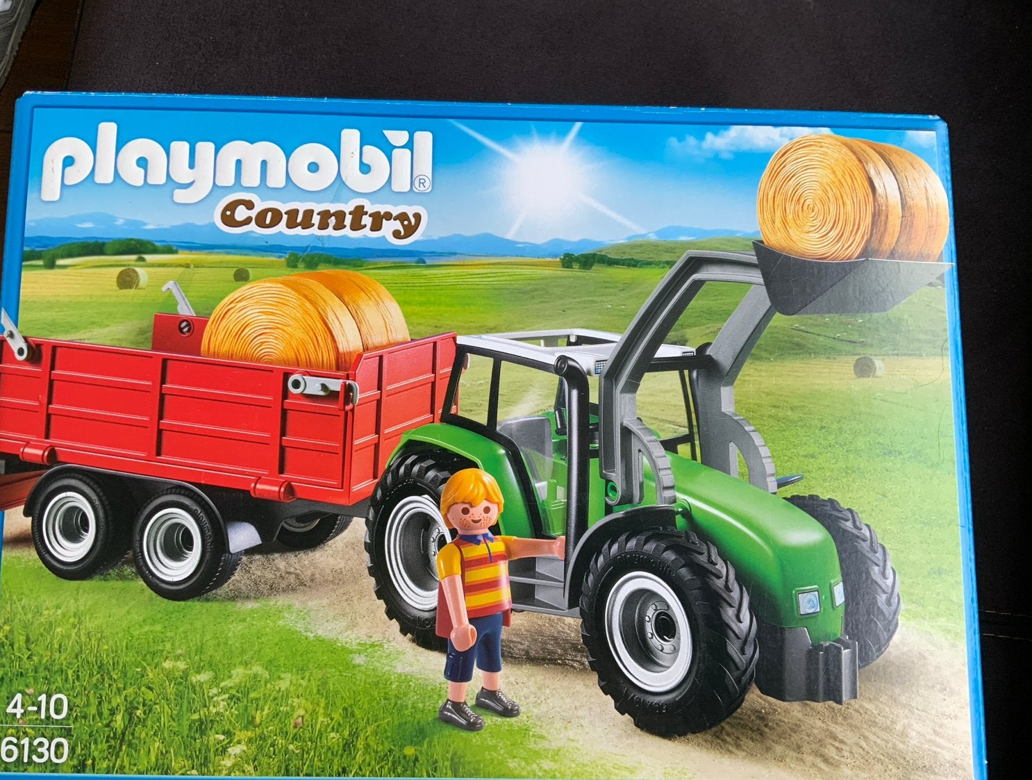 Playmobil Country Tractor met aanhanger en balen - Set 6130, Complete set, Voertuig, Ophalen of Verzenden, Zo goed als nieuw