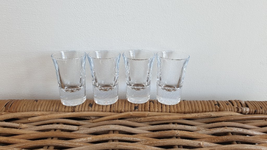 Shotglazen Shotglaasjes Borrelglazen Borrelglaasjes, Ophalen of Verzenden, Zo goed als nieuw, Borrel- of Shotglas