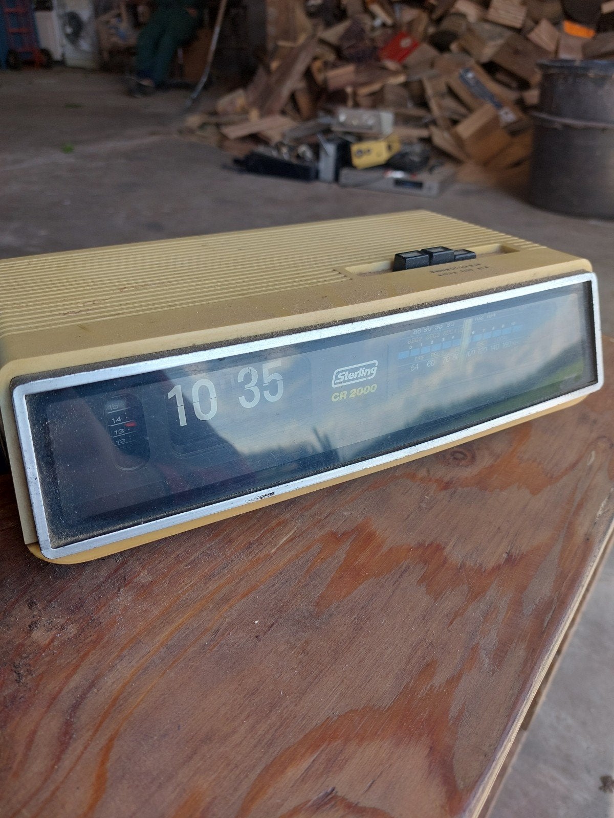 Vintage Sterling CR 2000 Wekker Radio - Retro Design, Witgoed en Apparatuur, Wekkers, Ophalen of Verzenden