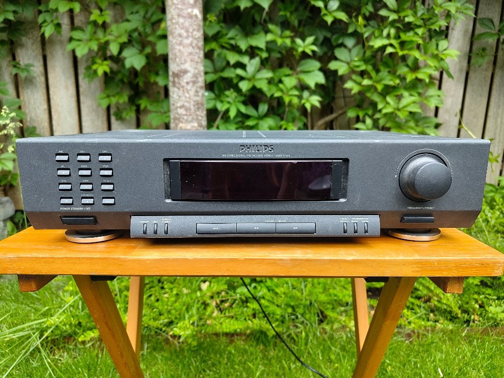 900 series digital synthesizer stereo tuner ft920 philips, Audio, Tv en Foto, Ophalen, Gebruikt