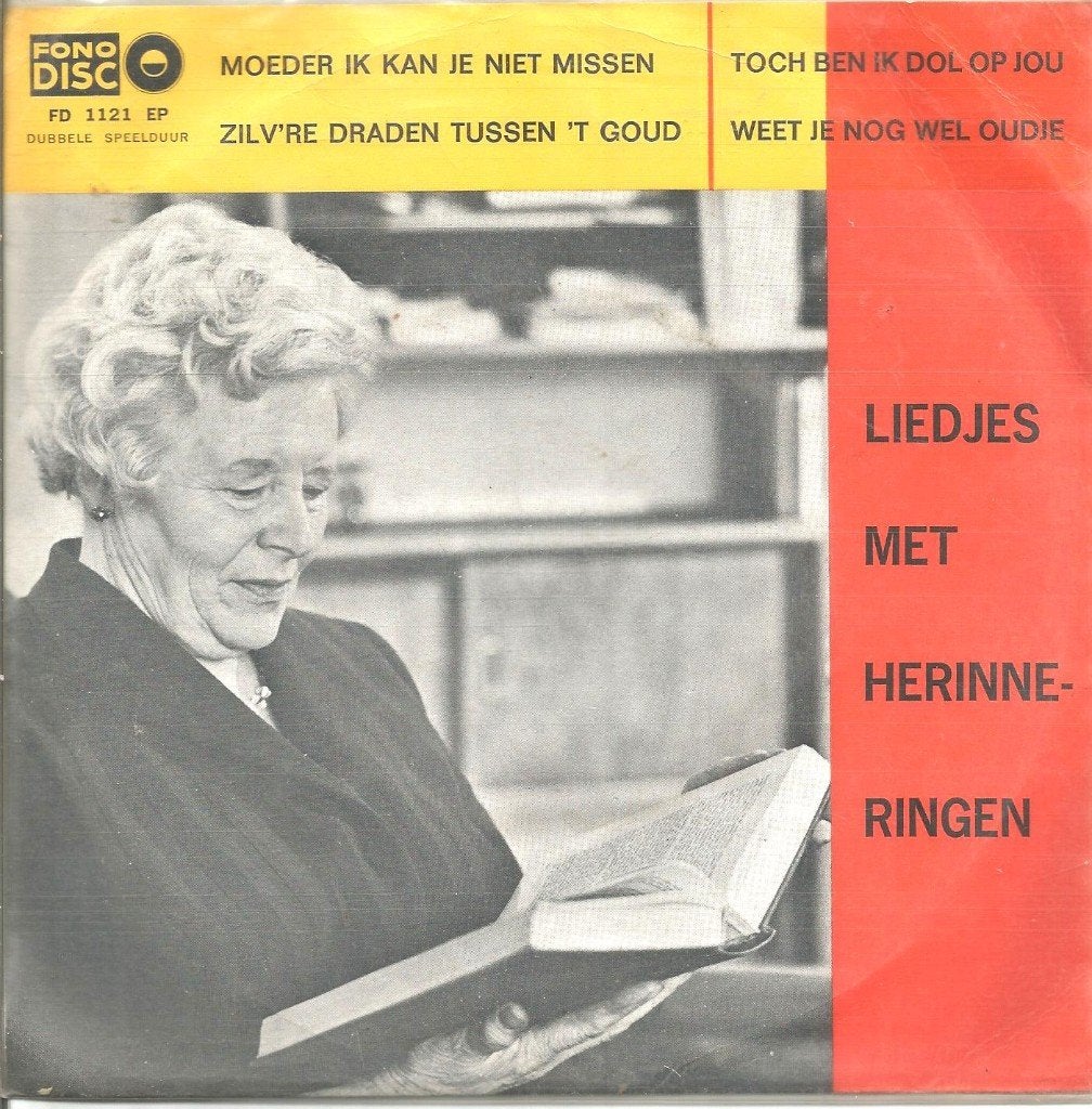 Jef Somers, Jenny Roos ‎– Liedjes Met Herinneringen (1965), Cd's en Dvd's, Vinyl | Nederlandstalig, Gebruikt, 7 inch, Levenslied of Smartlap