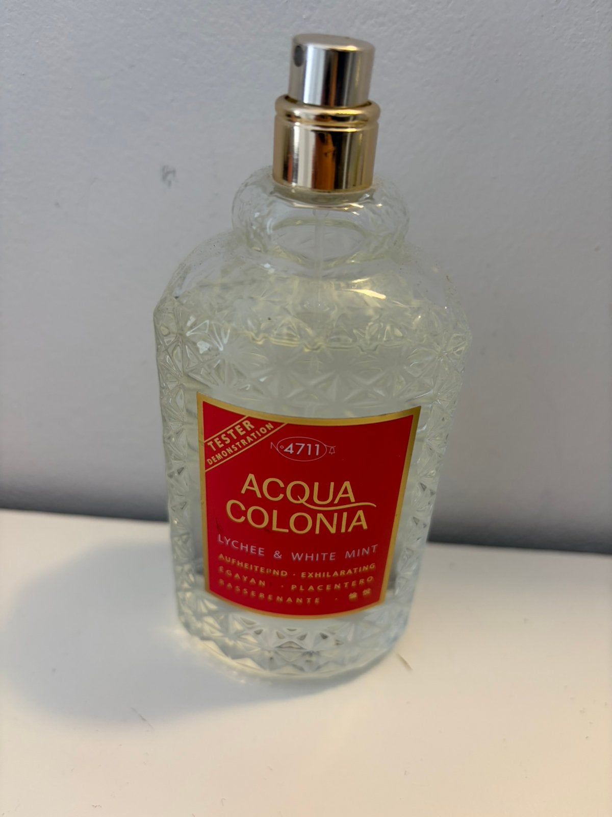 4711 acqua colonia lychee & mint 155/170 ml, Ophalen of Verzenden, Gebruikt