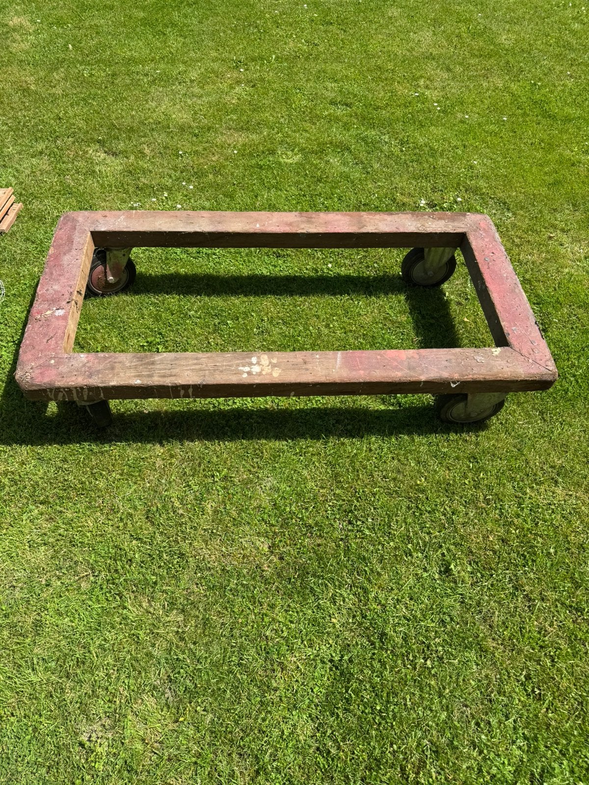 Transport dolly 150cm x 75cm zwenkwielen & vaste wielen, Doe-het-zelf en Verbouw, Transportwagens, Ophalen