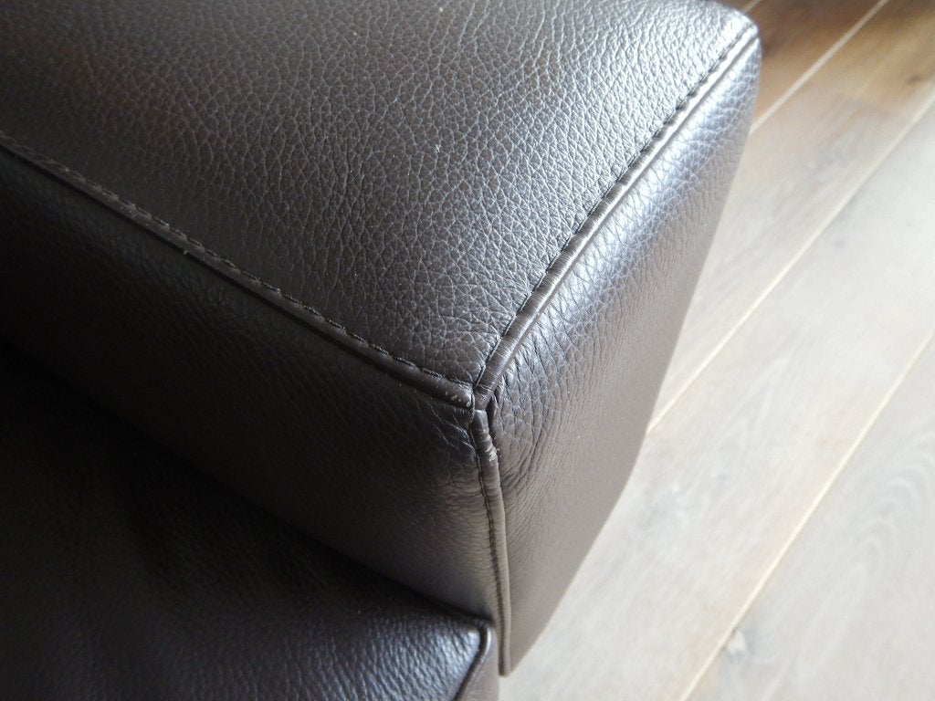 Foto 17 van Prachtige Leolux Entrada hoekbank met hocker – Wapiti leer