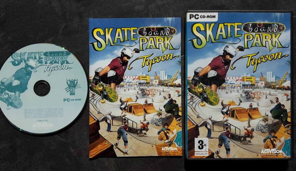 PC Game - Skate Board Park Tycoon - Skatepark Bouwen, 1 speler, Ophalen of Verzenden, Zo goed als nieuw, Vanaf 3 jaar