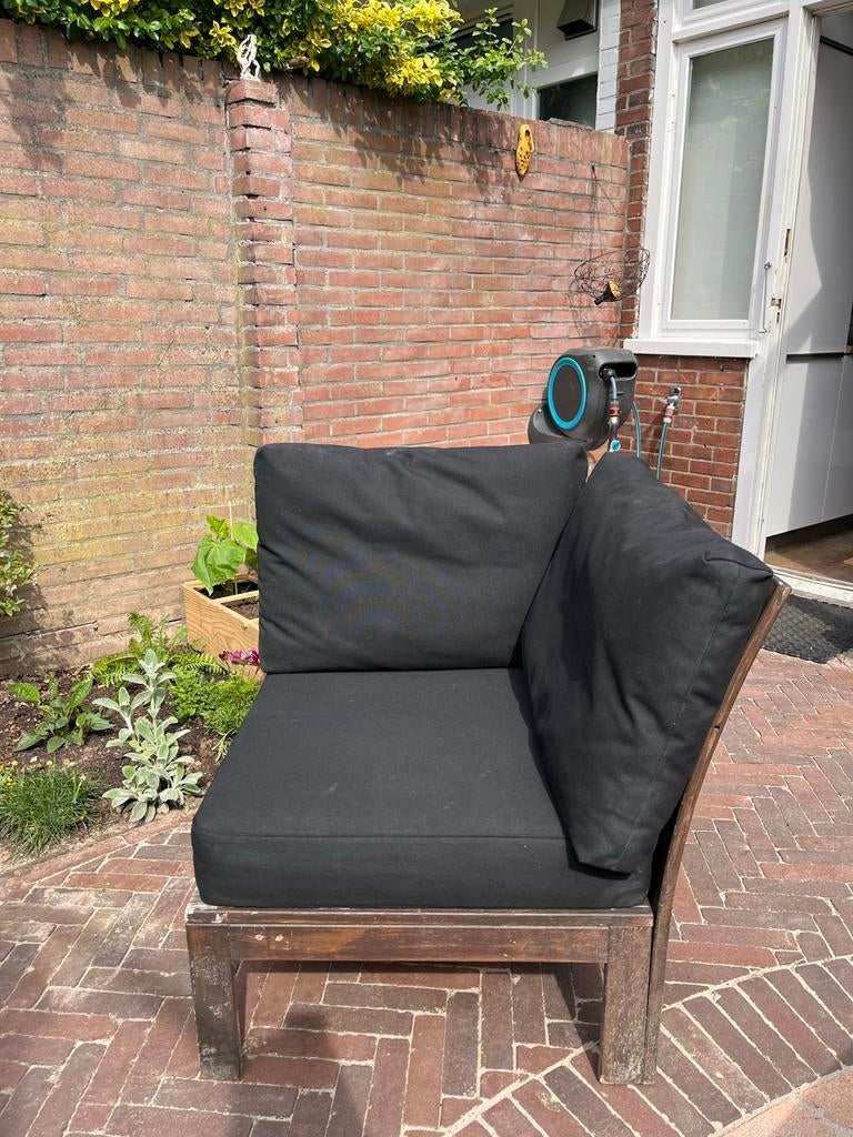 Ikea kussenhoezen applaro zwart, Tuin en Terras, Ophalen, Gebruikt