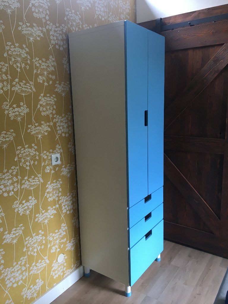 Kledingkast IKEA (Stuva Gründlig) - 2,02m hoog, Kinderen en Baby's, Kinderkamer | Commodes en Kasten, Ophalen, Gebruikt, 50 tot 70 cm