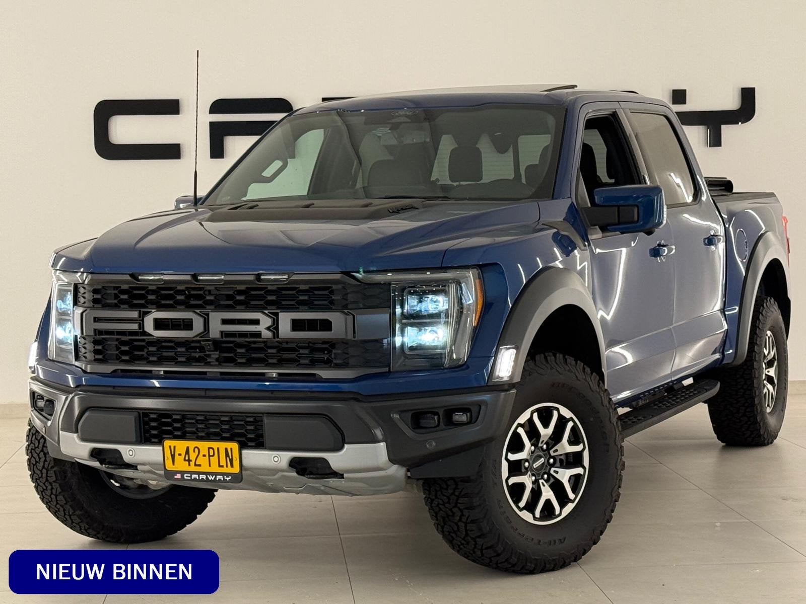 Ford USA F-150 Raptor Full-options ! BPM-VRIJ ! (bj 2022), Auto's, Automaat, Dealer onderhouden, Gebruikt, Zwart