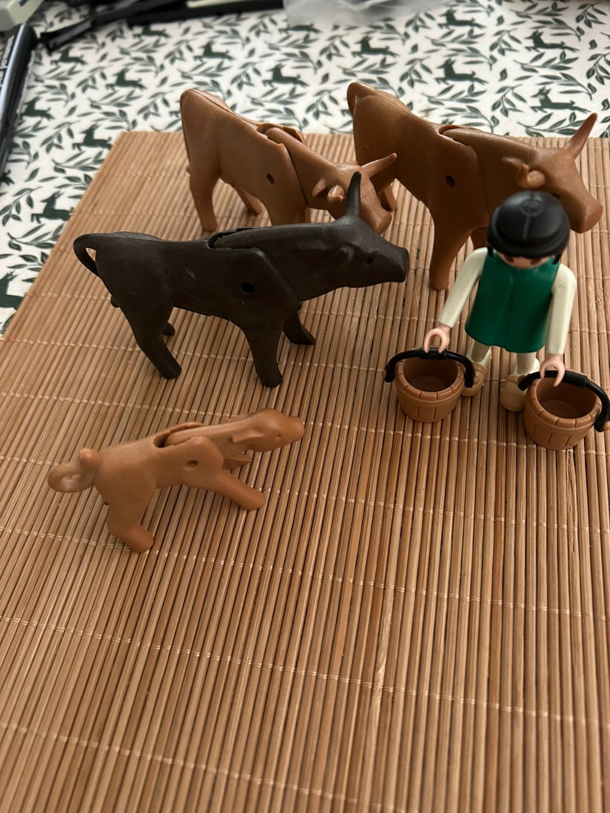 Playmobil boerin met koeien.  1985, Ophalen of Verzenden