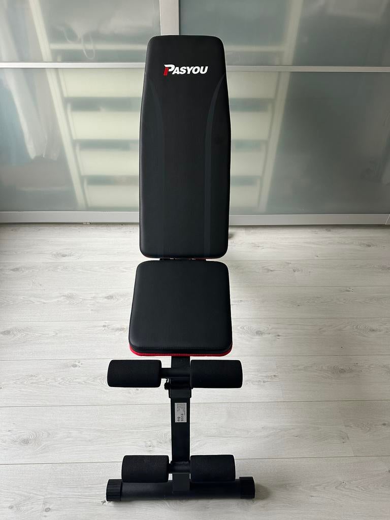 Nieuw! Verstelbare, inklapbare halterbank. 7 posities/ 230kg, Sport en Fitness, Fitnessmaterialen, Ophalen, Nieuw, Fitnessbank