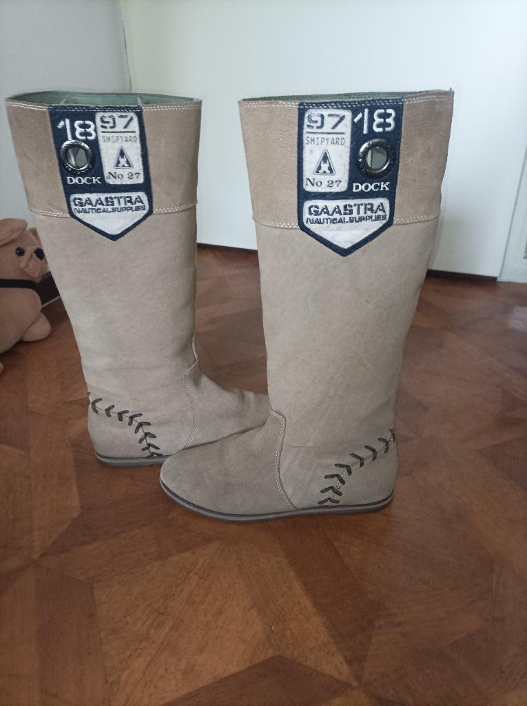 Gaastra suède leer leren laarzen maat 39, Hoge laarzen, Ophalen of Verzenden, Zo goed als nieuw, Overige kleuren