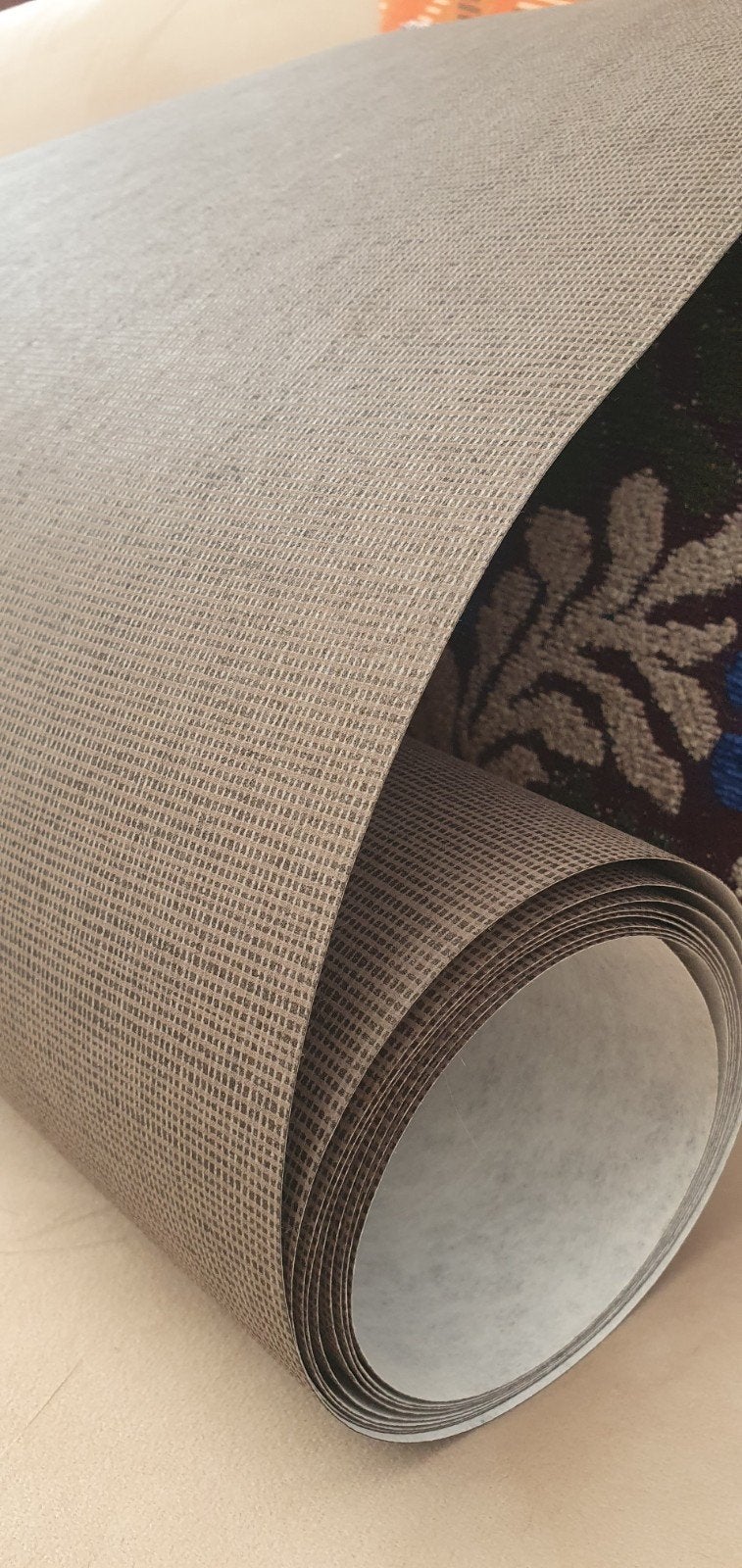 Arte behang taupe bruin linnenstructuur, 3m x 70cm, Bruin, Arte, Ophalen of Verzenden, Art deco