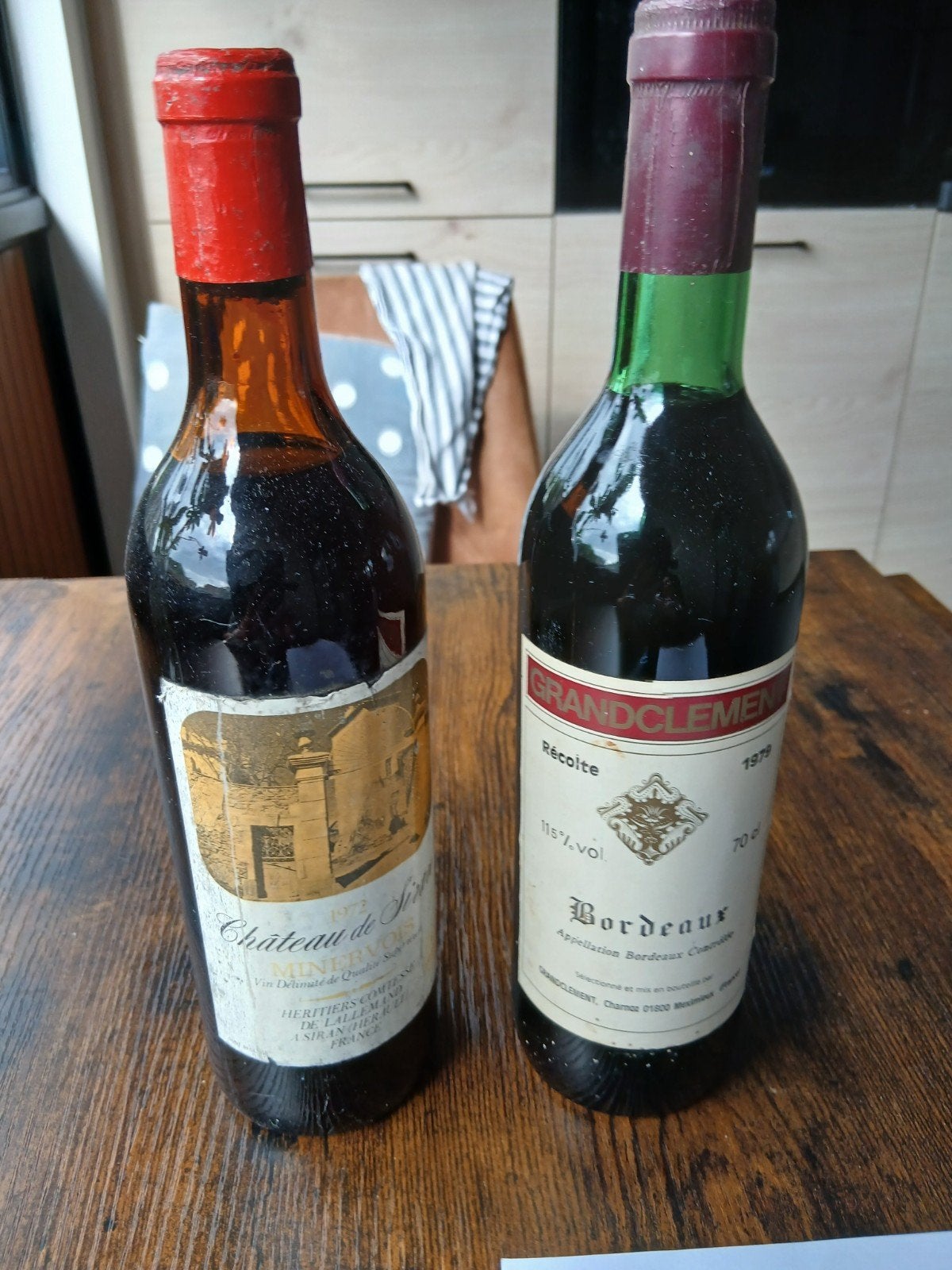 Vintage Franse Rode Wijnen, Ophalen of Verzenden, Gebruikt, Frankrijk, Rode wijn