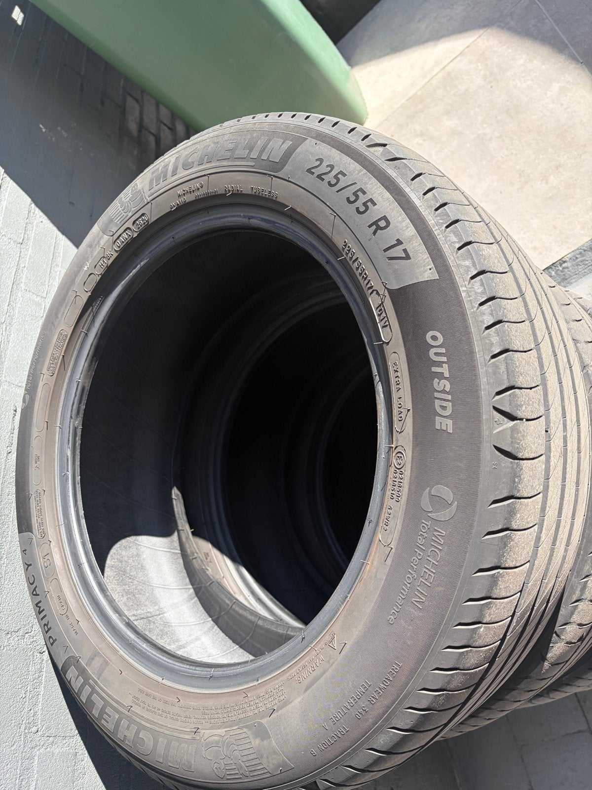 Michelin Primacy 4 zomerbanden 225/55 R17 101V EXTRA LOAD, Ophalen of Verzenden, Gebruikt