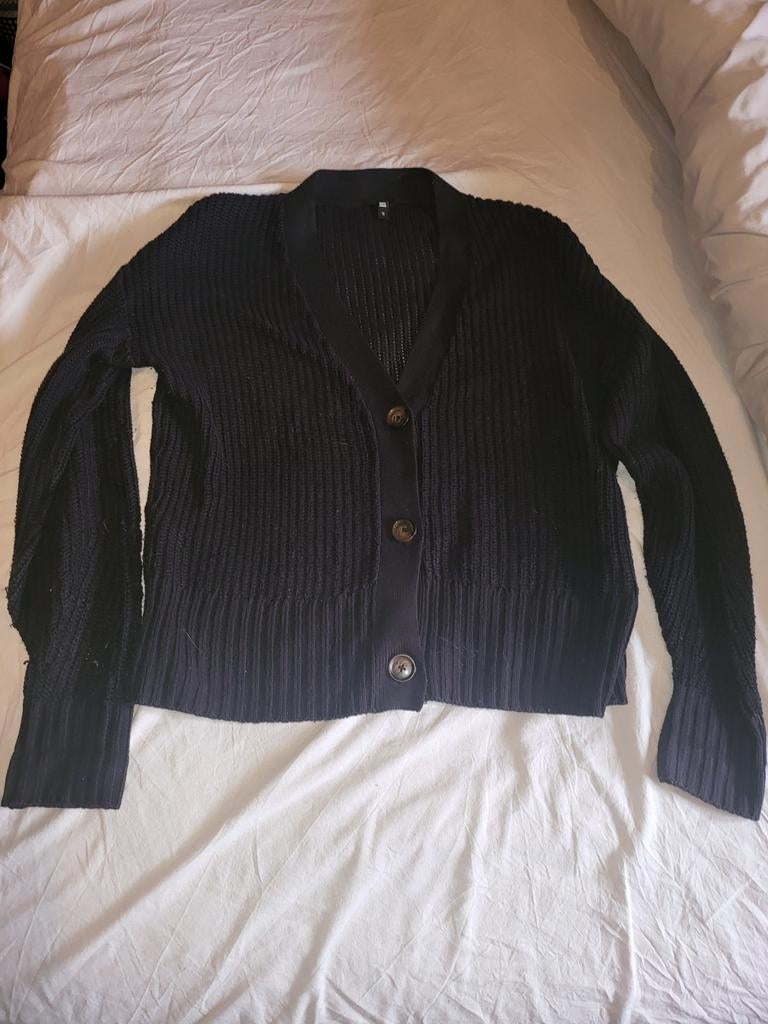 Zwart HEMA vest, maat S, Verzenden, Zwart, Zo goed als nieuw, HEMA