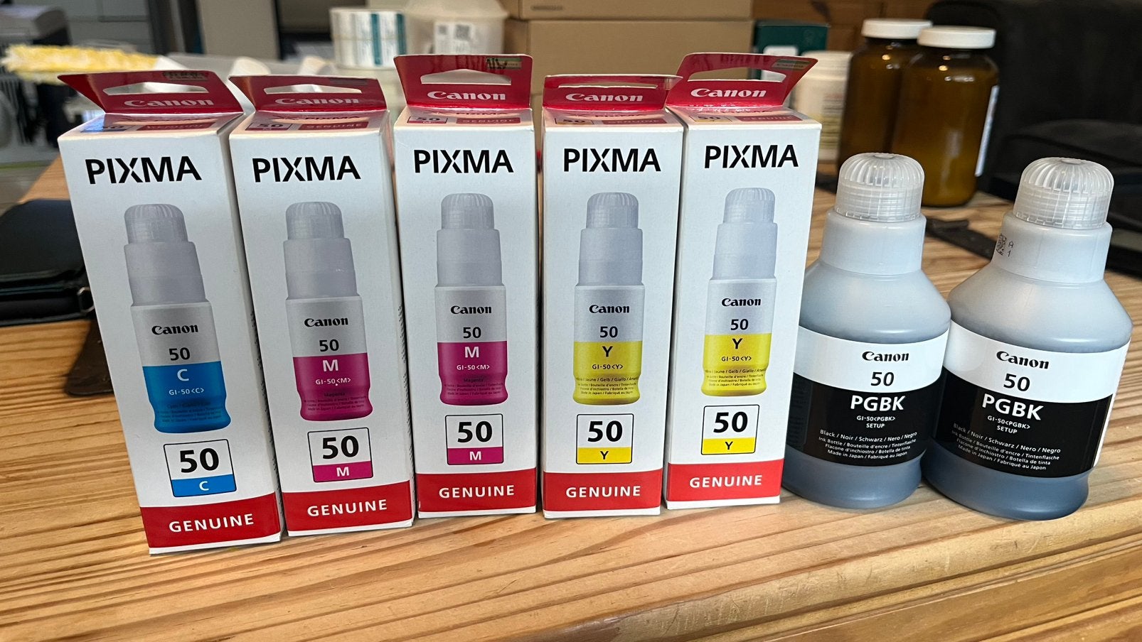 Inkt voor Canon G5050, G6050, G7050, Ophalen of Verzenden, Nieuw