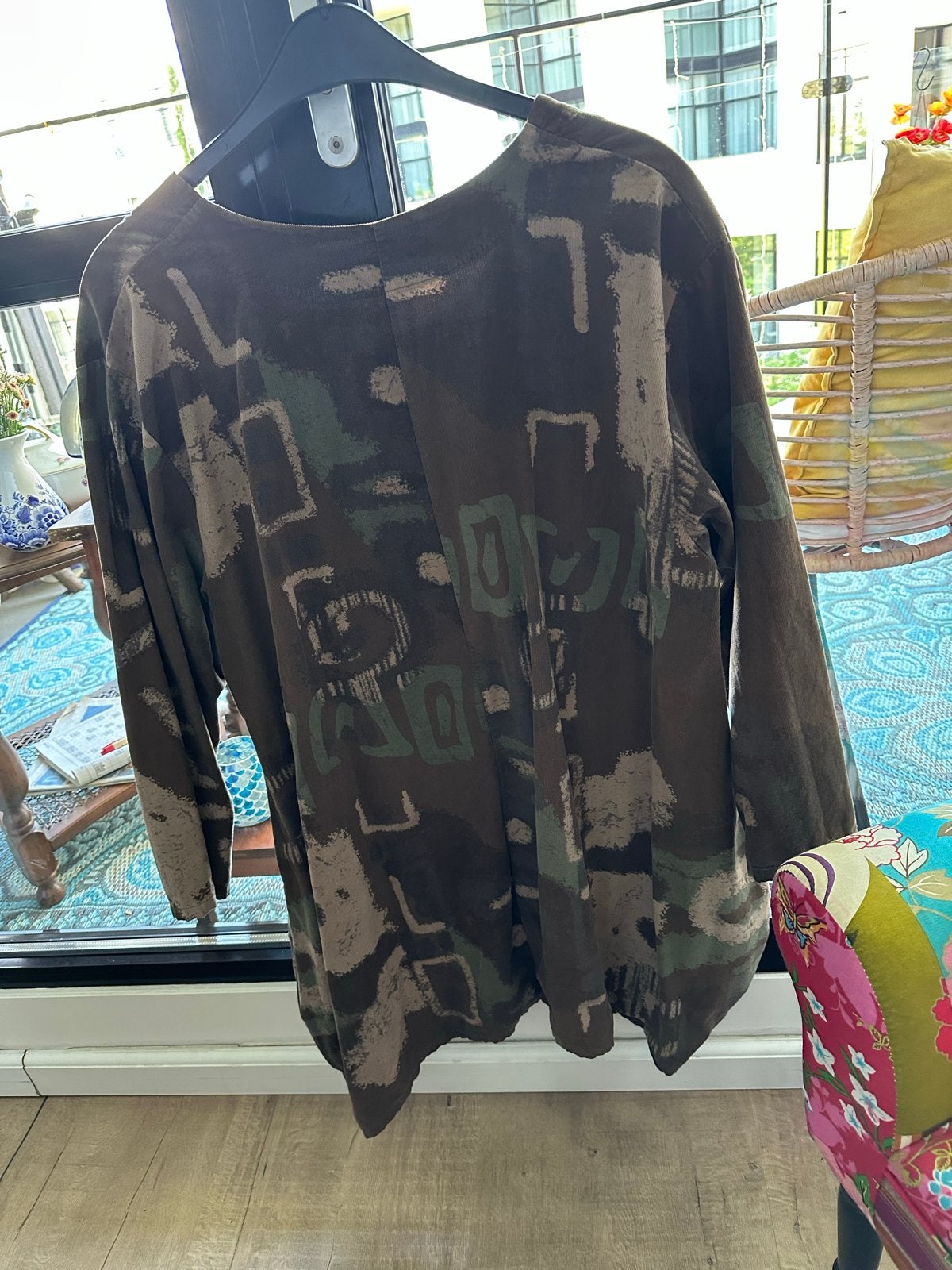 MoonShine Mode Tuniek/Blouse - Made in Italy, Meerkleurig, Maat 42/44 (L), Nieuw, Ophalen of Verzenden