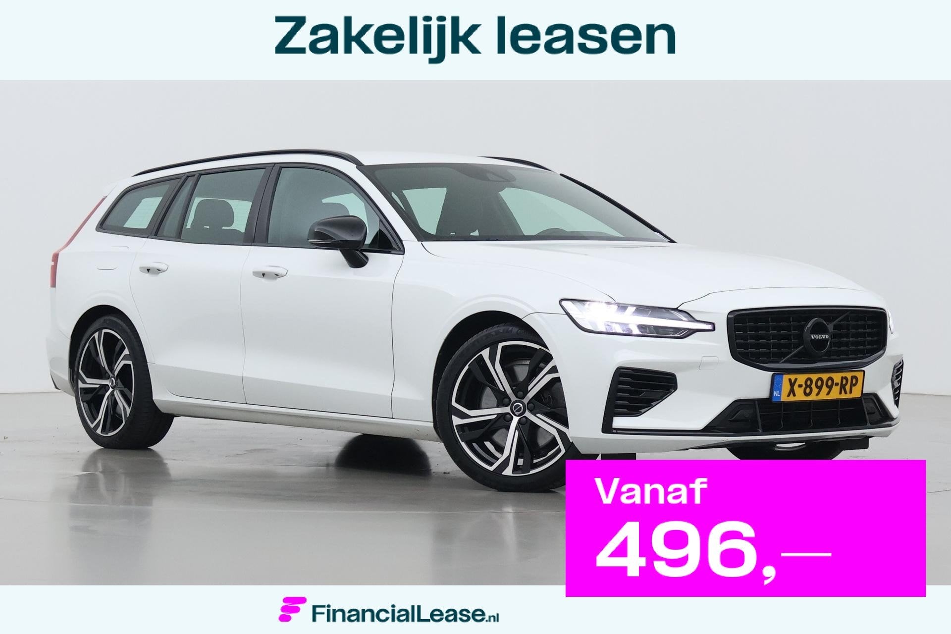 Volvo V60 T6 Twin Engine R-Design | Trekhaak | Camera | 19 i, Gebruikt, Euro 6, 4 cilinders, Hybride Elektrisch/Benzine