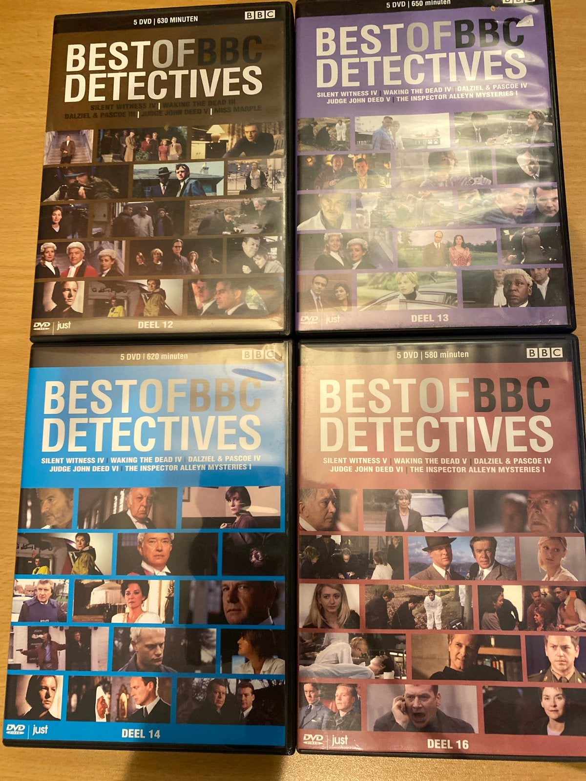 Best of BBC Detectives DVD Boxsets - Deel 12, 13, 14, 16, Nederlands, Ophalen of Verzenden, Inclusief doosje, Gebruikt