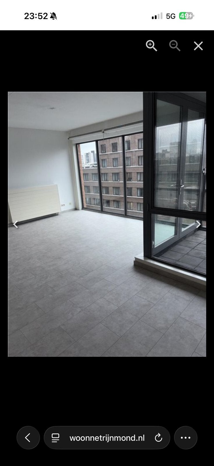 GRATIS VLOER ROTTERDAM ZELF DEMONTEREN, Ophalen, Zo goed als nieuw, Grijs, Laminaat