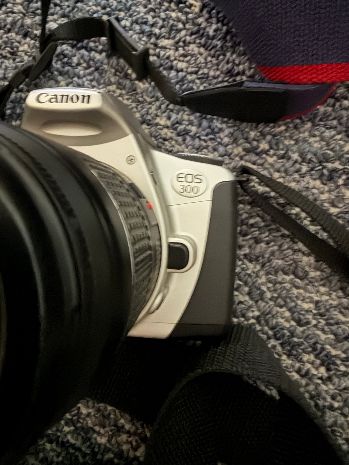 Canon EOS 300 spiegelreflexcamera met lens en tas, Ophalen, Gebruikt, Spiegelreflex, Canon