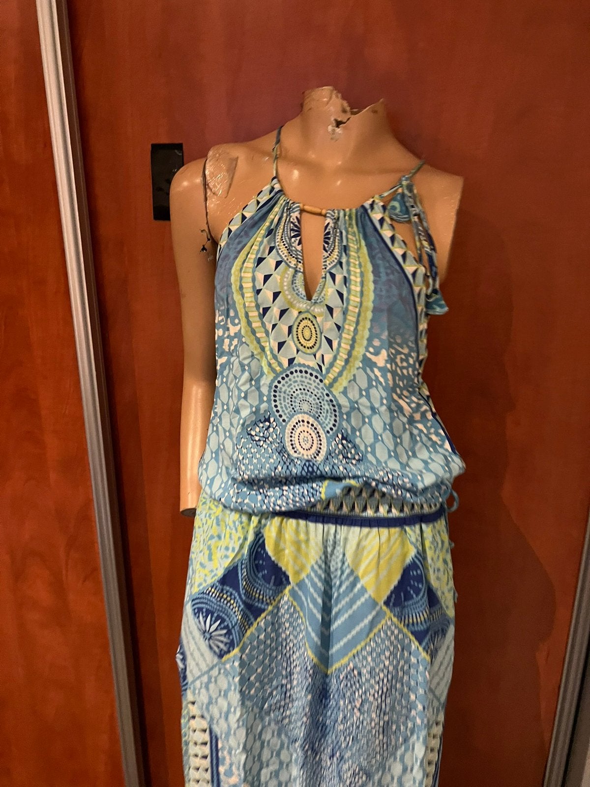 Hale Bob jurk met splitten maat S origineel Zgan, Blauw, R, B, T