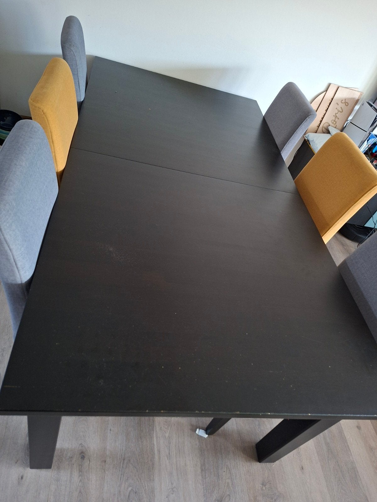 IKEA Uitschuifbare Eettafel voor 6 tot 10 Personen, Huis en Inrichting, Tafels | Eettafels, Ophalen, Gebruikt, 50 tot 100 cm, Vijf personen of meer
