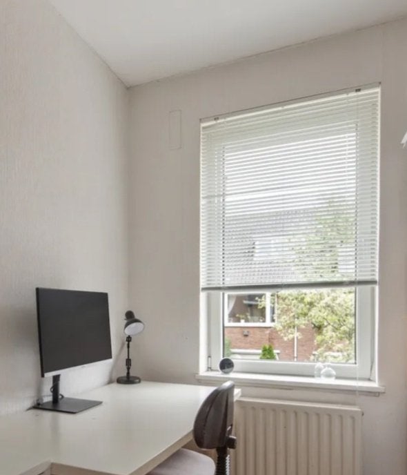 Gratis aluminium jaloezie – 95,5 cm breed – Rijswijk, Huis en Inrichting, Ophalen, Gebruikt, Wit, Metaal
