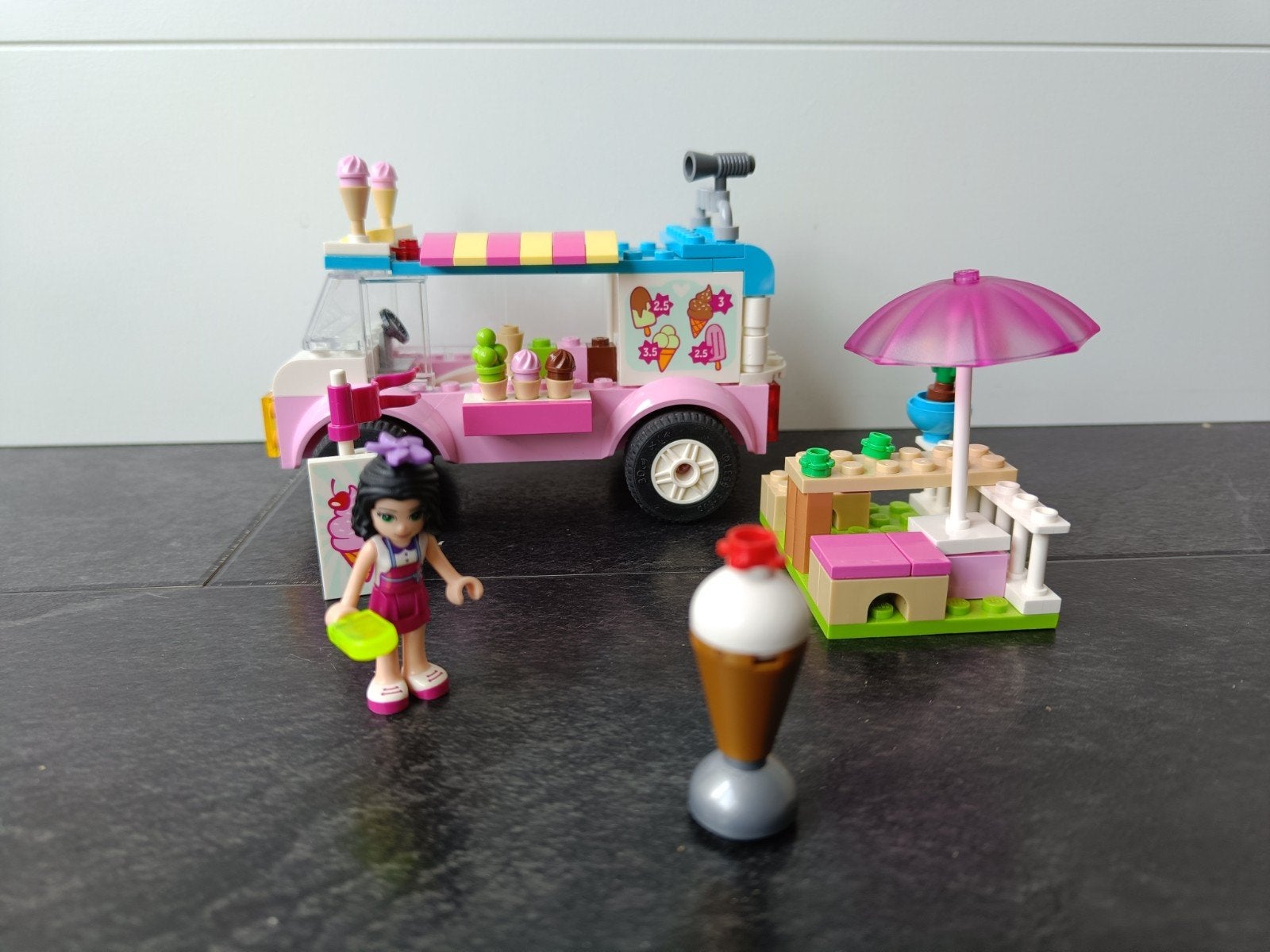 Lego Juniors 10727 Emma's IJscowagen, Ophalen of Verzenden, Gebruikt