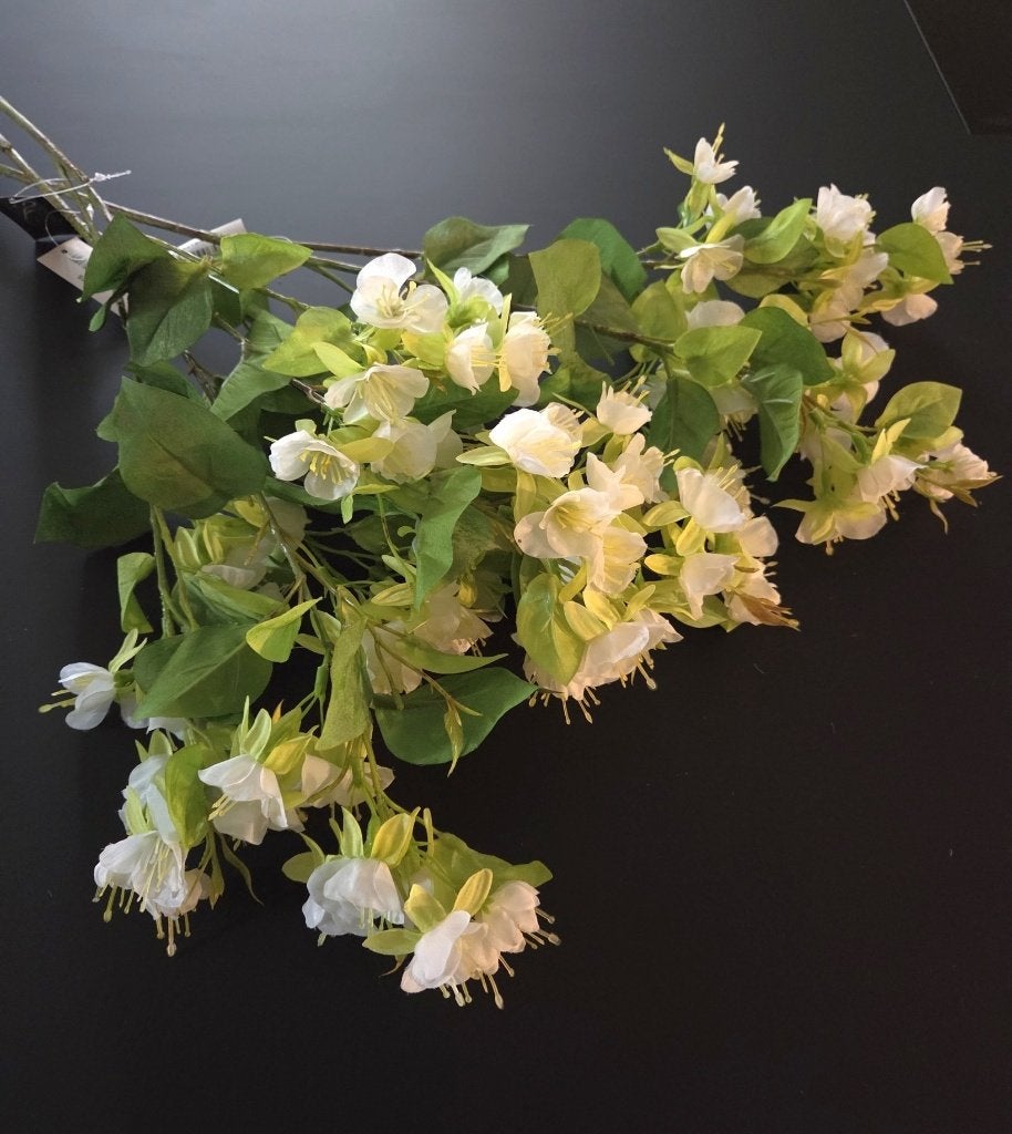 OPRUIMING - BLOEMEN TAK - KUNST - PAARS & WIT - NU 4 EURO, Ophalen of Verzenden, Nieuw, Overige merken